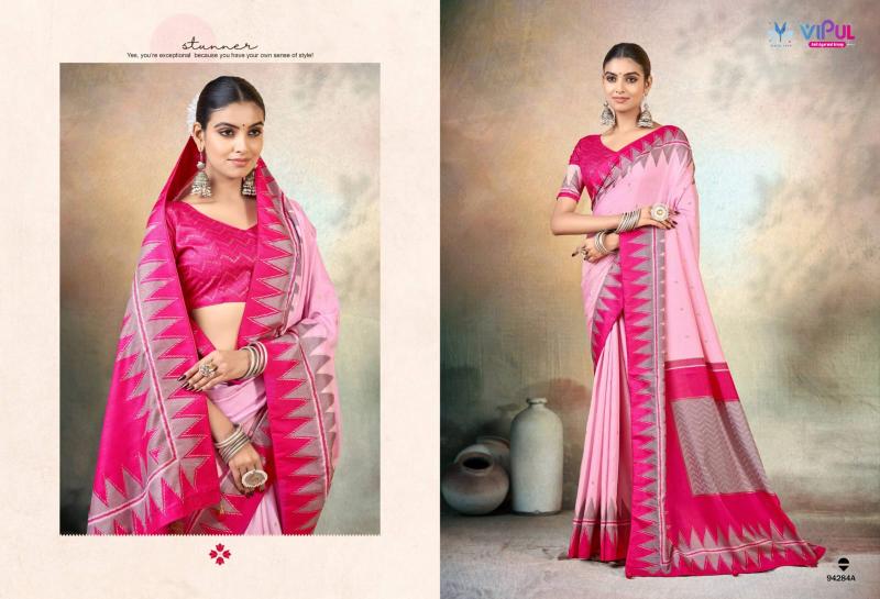 Vipul tatvam silk vol 02 saree wholesale clothes